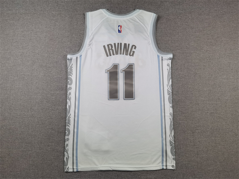 Men Dallas Mavericks #11 Irving White Nike City Edition 2025 NBA Jersey